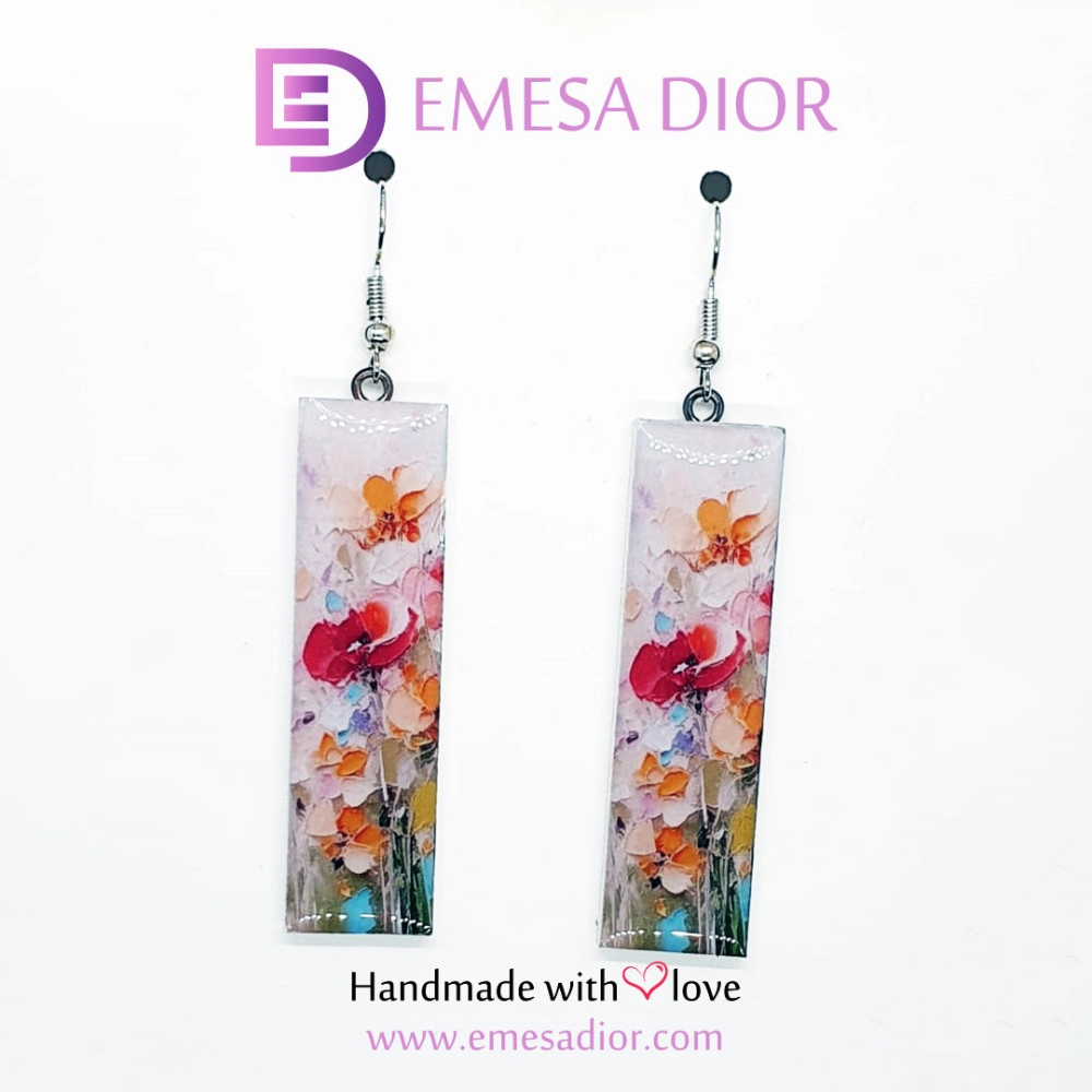 Resin Handmade Earring