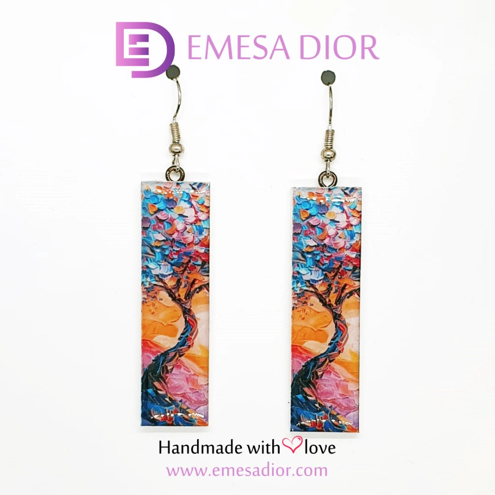 Resin Handmade Earring